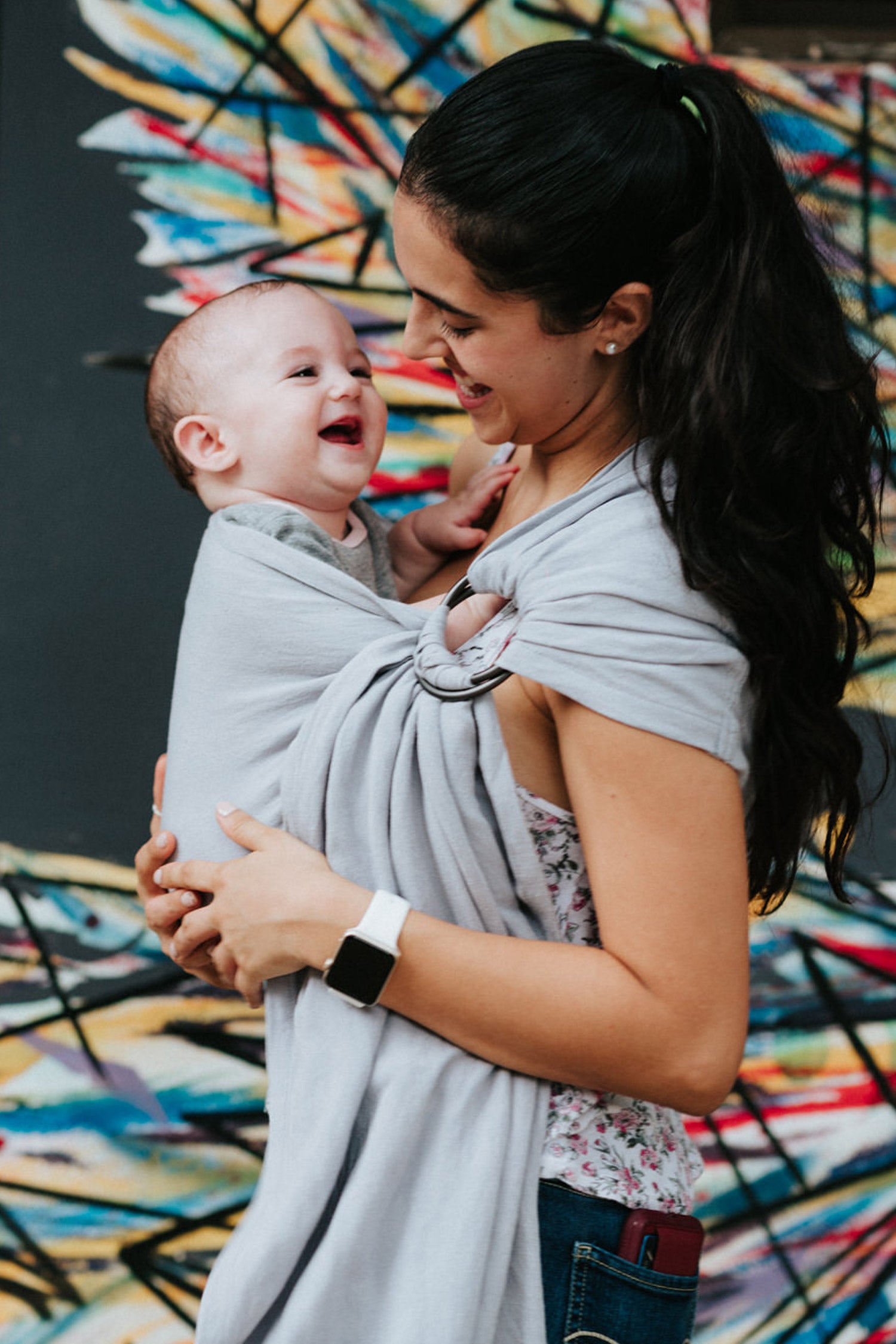 Ring Sling - Lilac Grey