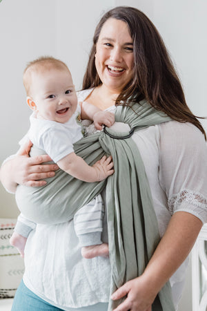 Ring Sling - Sage Green Long