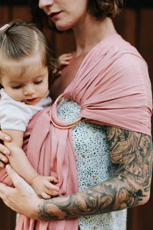 Ring Sling - Dusty Rose Pink